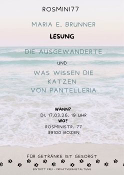 Maria E. Brunner: Die Augewanderte und Was wissen die Katzen