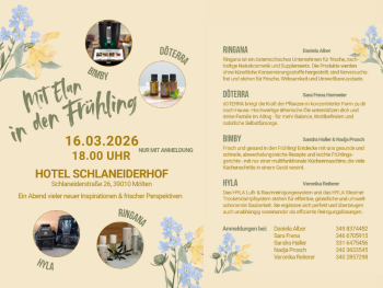 Bistro Schlaneiderhof - Mit Elan in den Frühling