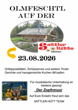 festa tradizionale al rifugio Sattler Hütte