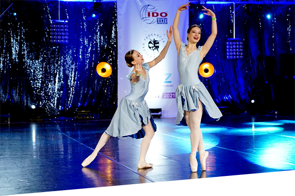 Lisa Baratieri e Lara Germani, campionesse europee e mondiali di danza