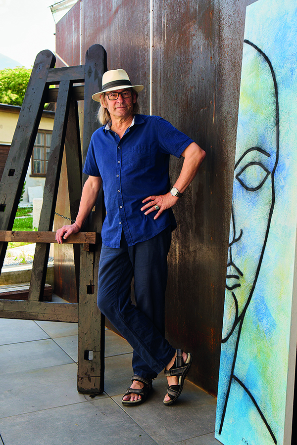 Berührung von Reinhold Tappeiner. Herbstausstellung in Schloss Kastelbell