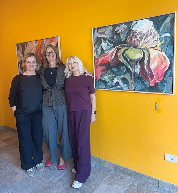 Die Kunstvermittlerin Helga Pichler verwandelt Alltagsräume in Galerien