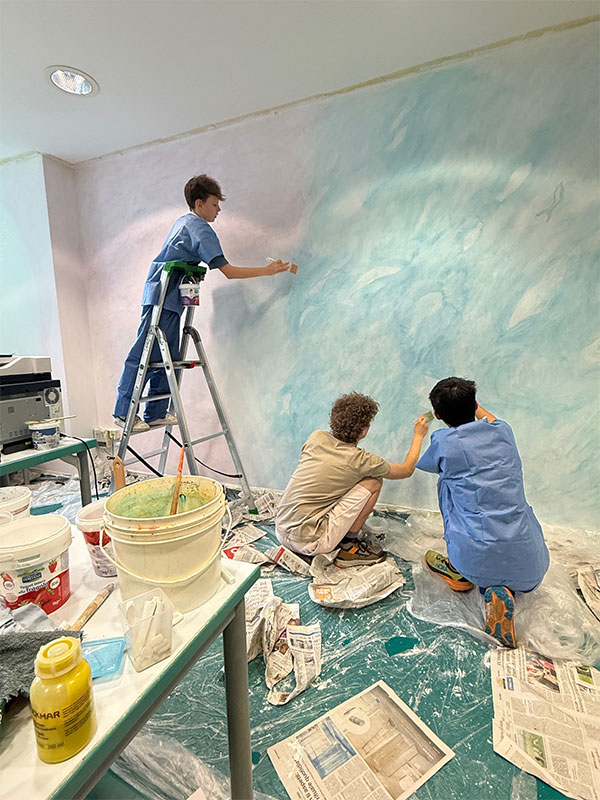 Die heilende Wirkung der Kunst. Gemeinschaftsprojekt von Waldorfschule und Krankenhaus in Meran