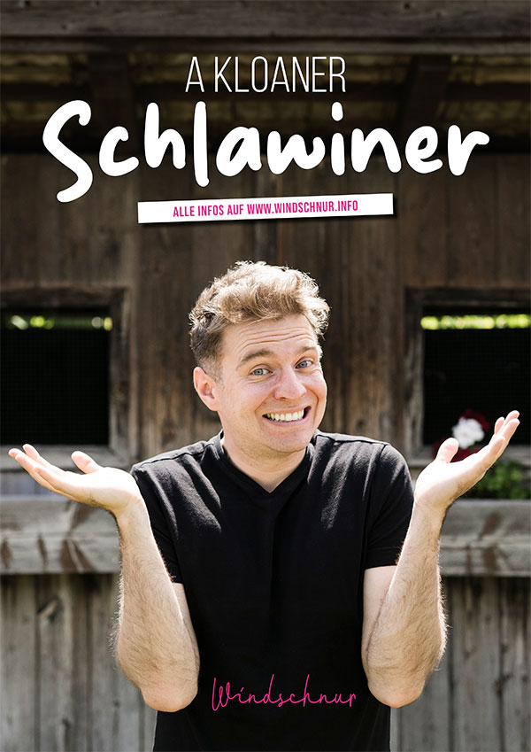 Wirfsch an Haufn Malta an die Wånd…“ Comedian Jakob Windschnur erobert die Bühnen Südtirols