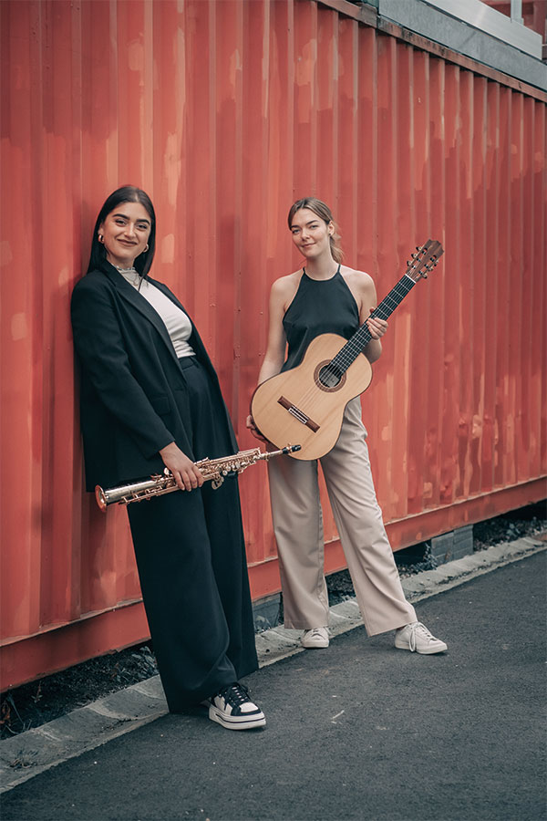 Ein transluzentes Klangfarbenspektrum. Das Duo Lumina auf der Suche nach neuen Klangfarben